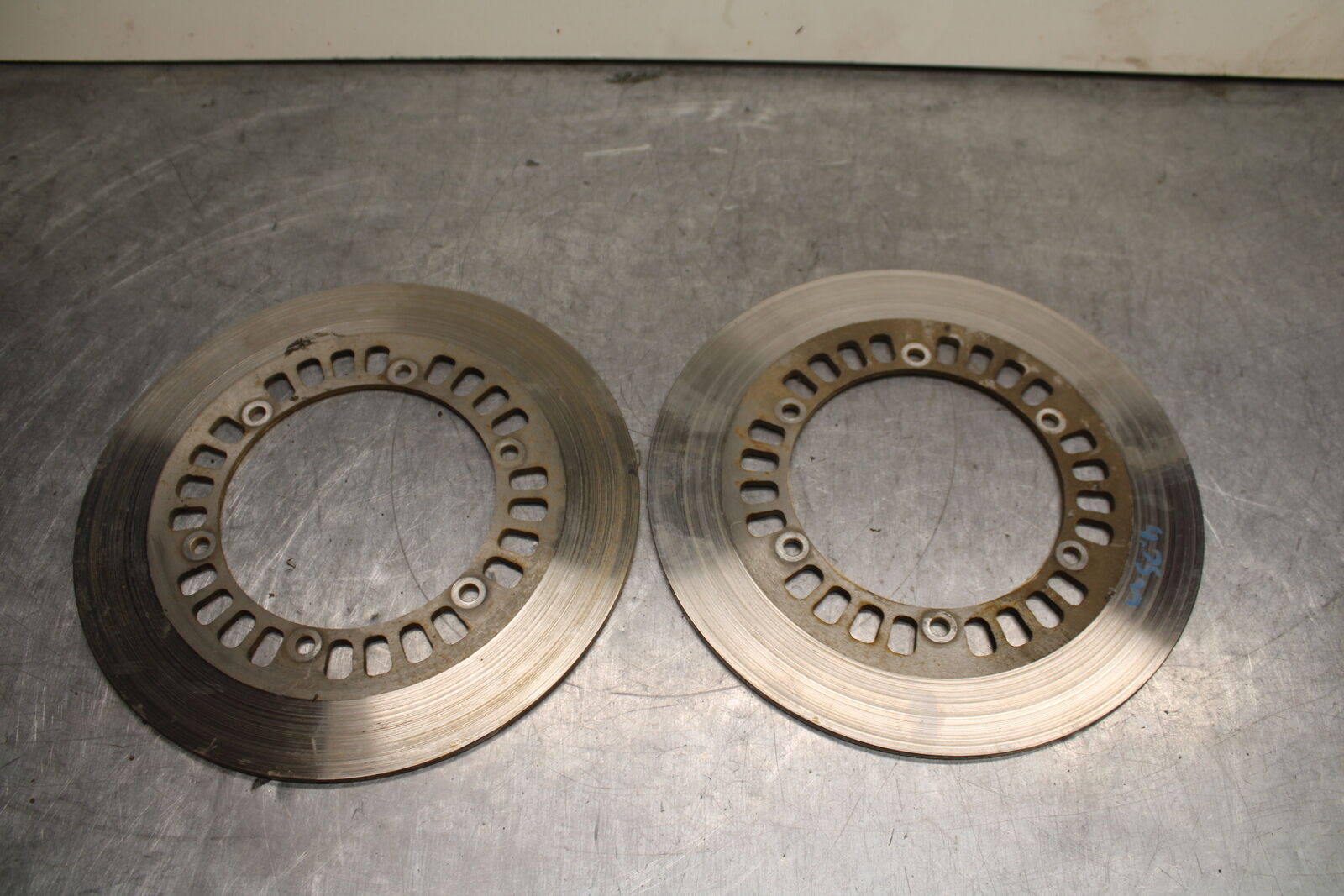 1984 Yamaha Virago 1000 FRONT LEFT RIGHT BRAKE ROTORS DISCS BB117
