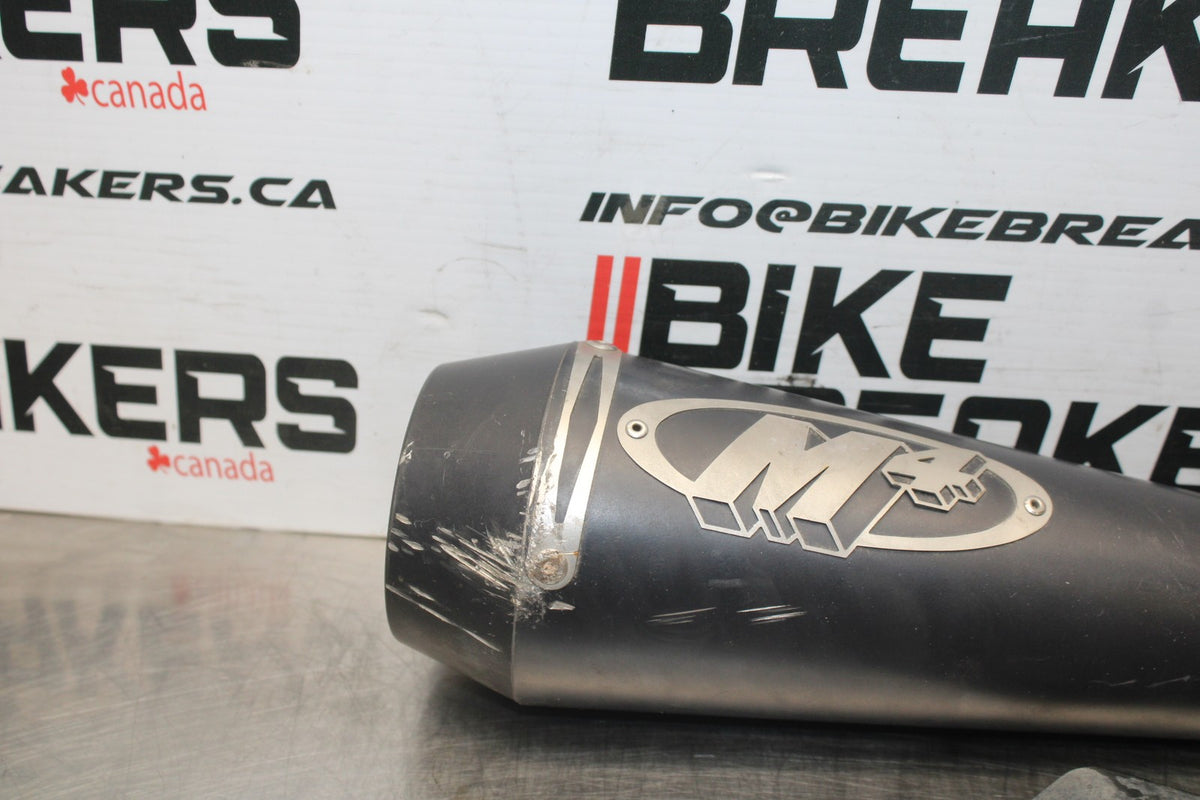 08-10 SUZUKI GSXR 600 M4 EXHAUST PIPE MUFFLER SLIP ON CAN SILENCER BB803