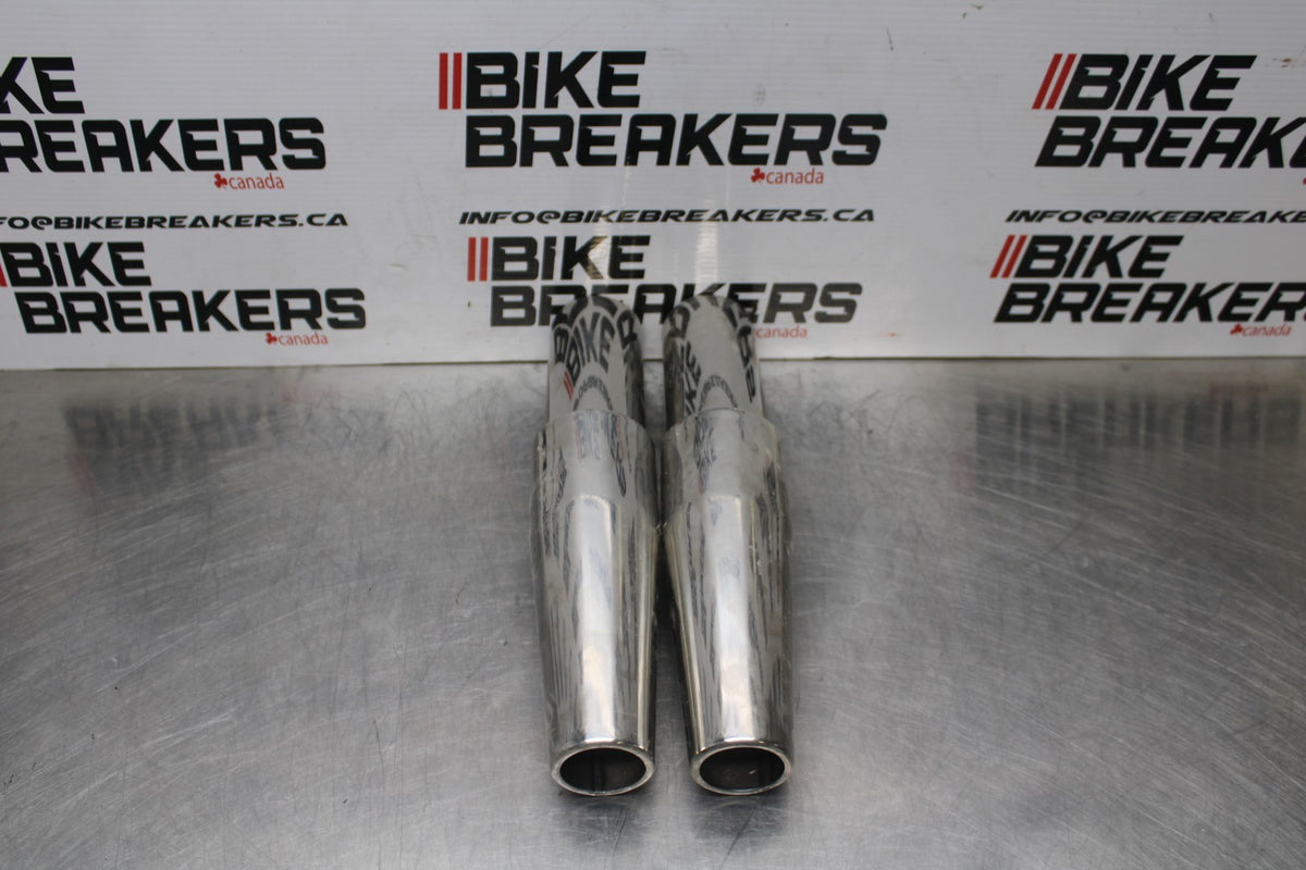15 SUZUKI BOULEVARD C50 FRONT FORK COVER TOP GUARD SHIELD COWL  BB775