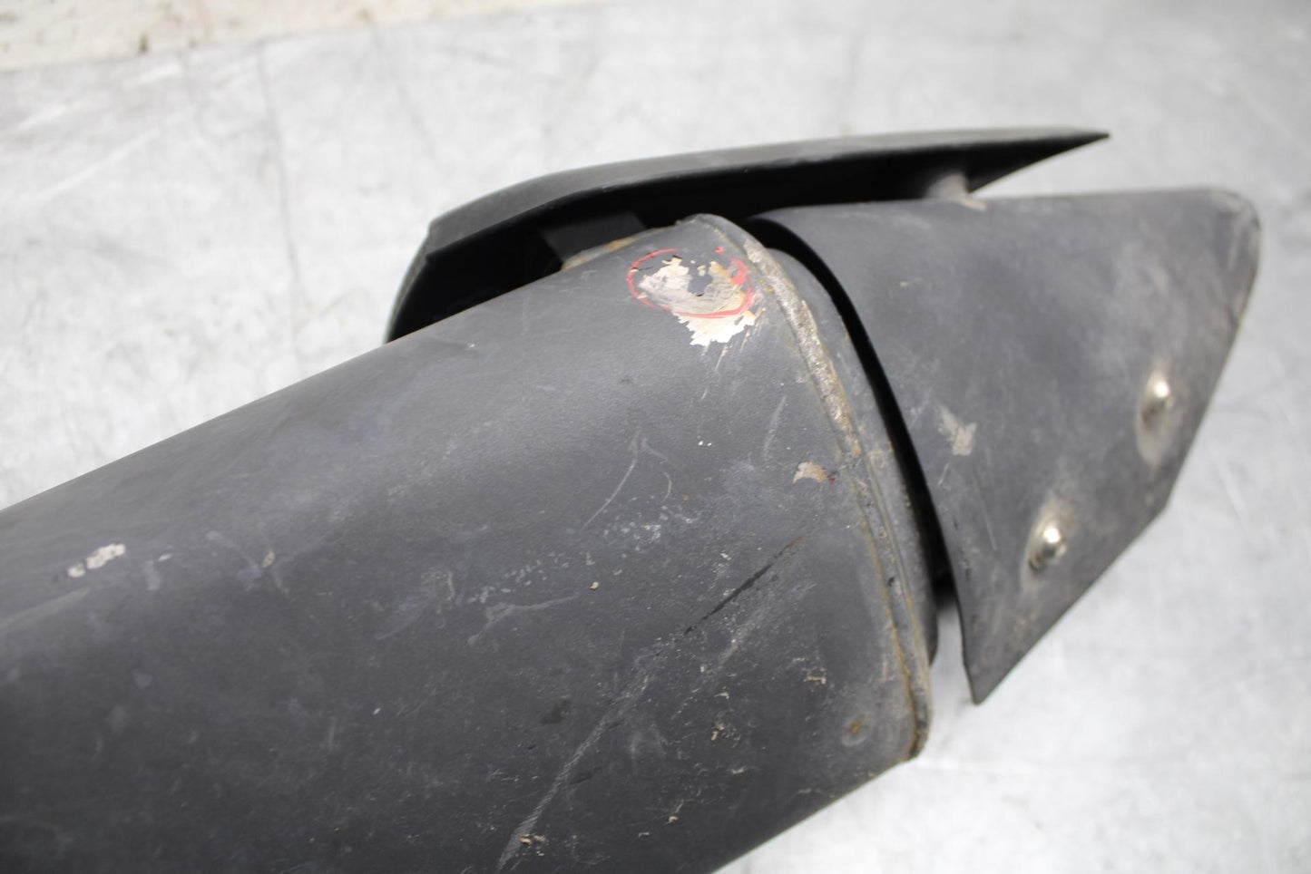 2015 Yamaha YZF R3 EXHAUST  MUFFLER SLIP ON CAN SILENCER 2MS-E4710-00-00 BB526