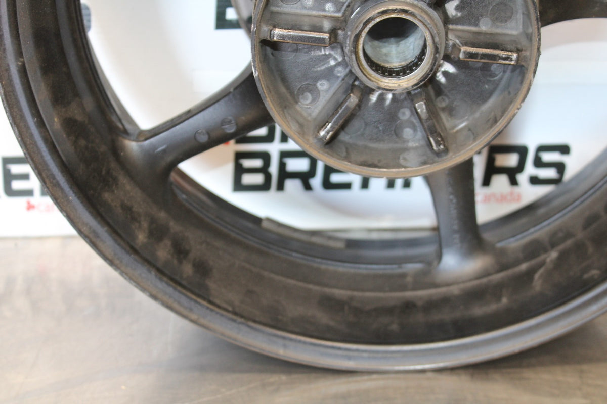 03-04 YAMAHA YZF R6 REAR WHEEL BACK RIM & ROTOR BB890