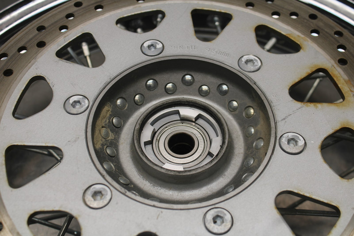 15 SUZUKI BOULEVARD C50 FRONT WHEEL FRONT RIM & ROTOR BB775