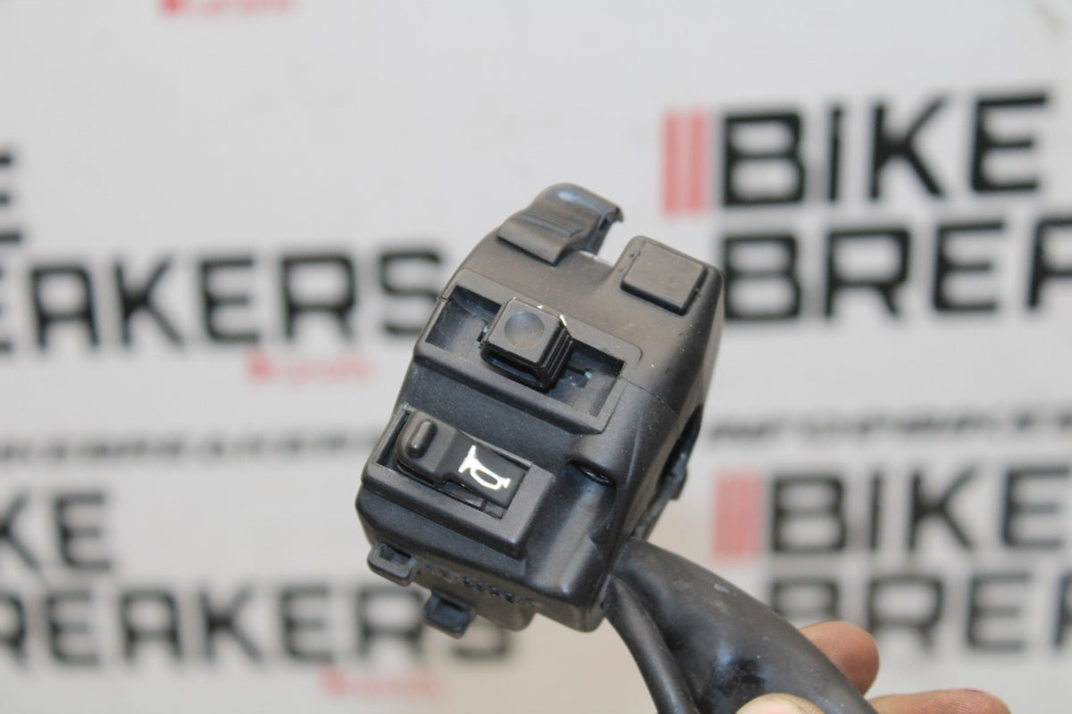 08 HONDA CBR125R LEFT CLIP ON HANDLE HORN SIGNALS SWITCH SWITCHES BB839