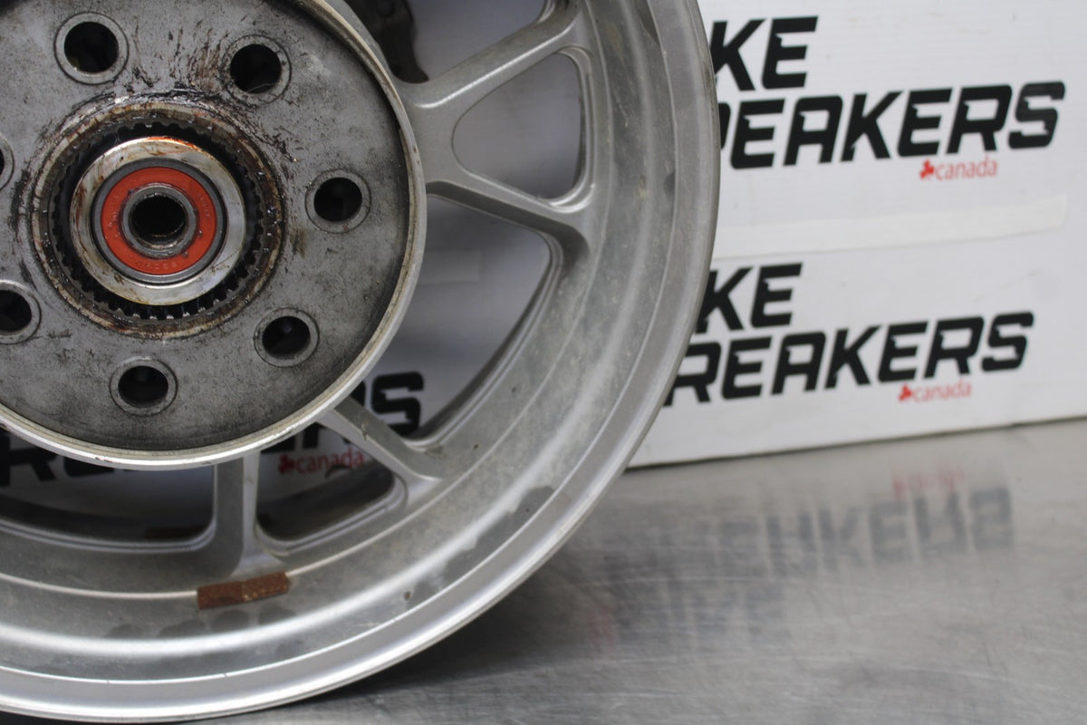 09 KAWASAKI CONCOURS 14 ZG1400B REAR WHEEL BACK RIM & ROTOR BB875