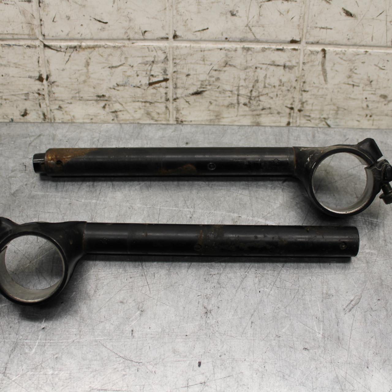 2006 Honda CBR600F4i LEFT RIGHT CLIP ON HANDLEBARS PAIR SET 53100-MBW-D20 BB567