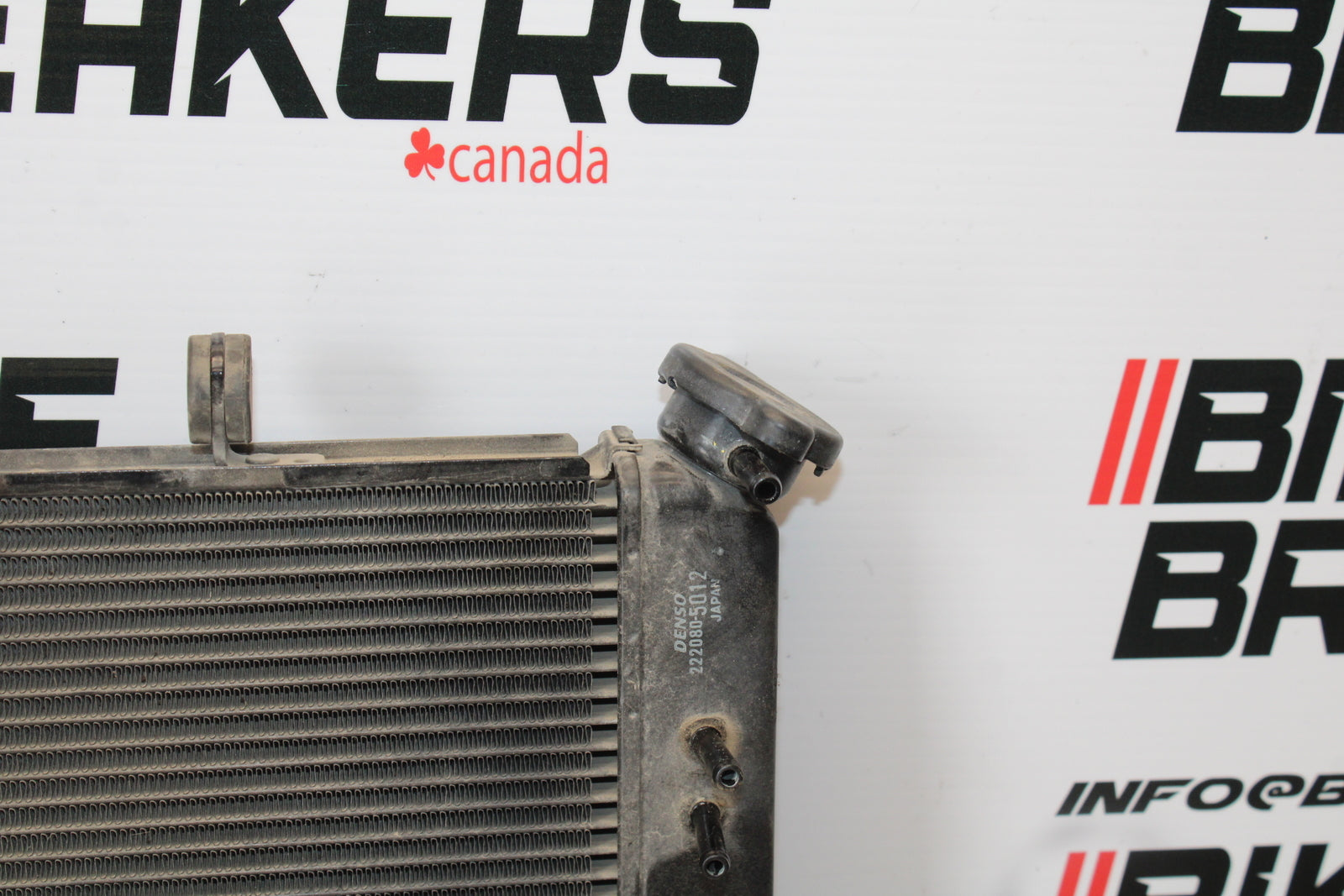 09-15 YAMAHA FZ6R ENGINE RADIATOR MOTOR COOLER COOLING RADIATER BB161