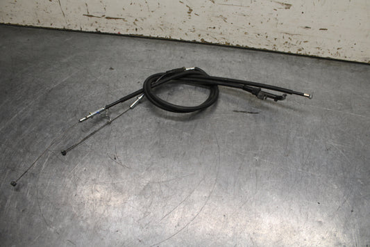 24 KAWASAKI NINJA 500 ABS THROTTLE CABLES LINES BB744