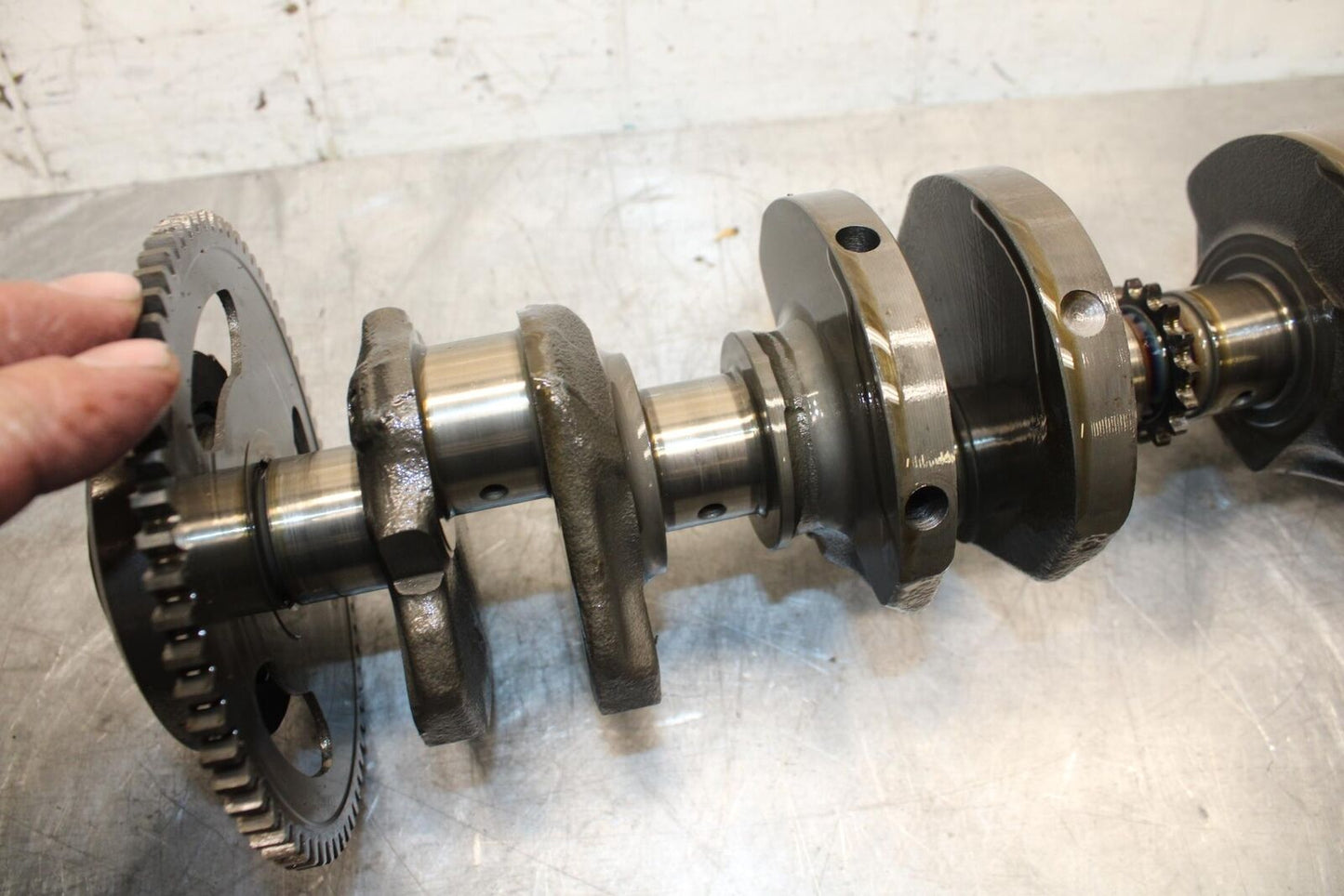 91-92 SUZUKI GSXR750 M  ENGINE MOTOR CRANKSHAFT CRANK SHAFT  BB493