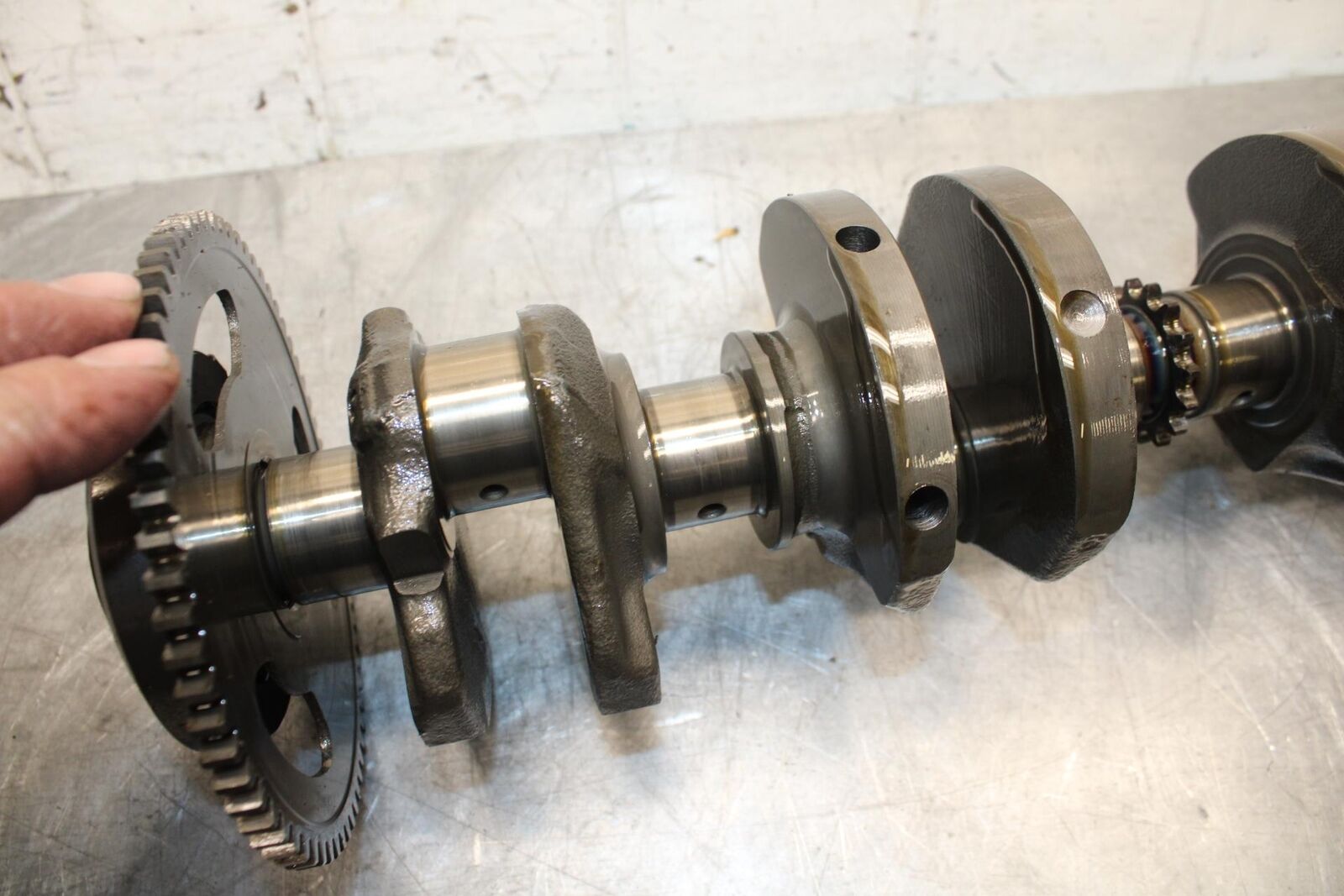 91-92 SUZUKI GSXR750 M  ENGINE MOTOR CRANKSHAFT CRANK SHAFT  BB493