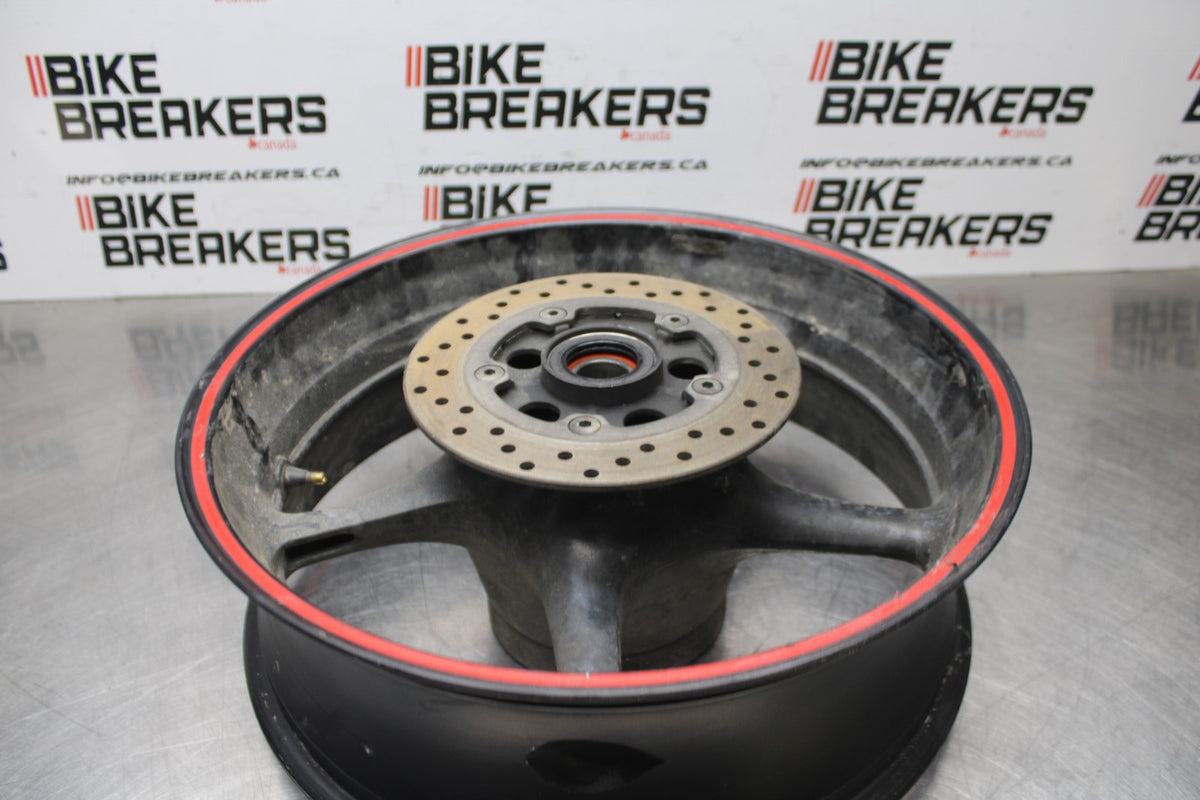 05 YAMAHA YZF R6 REAR WHEEL BACK RIM & ROTOR BB814