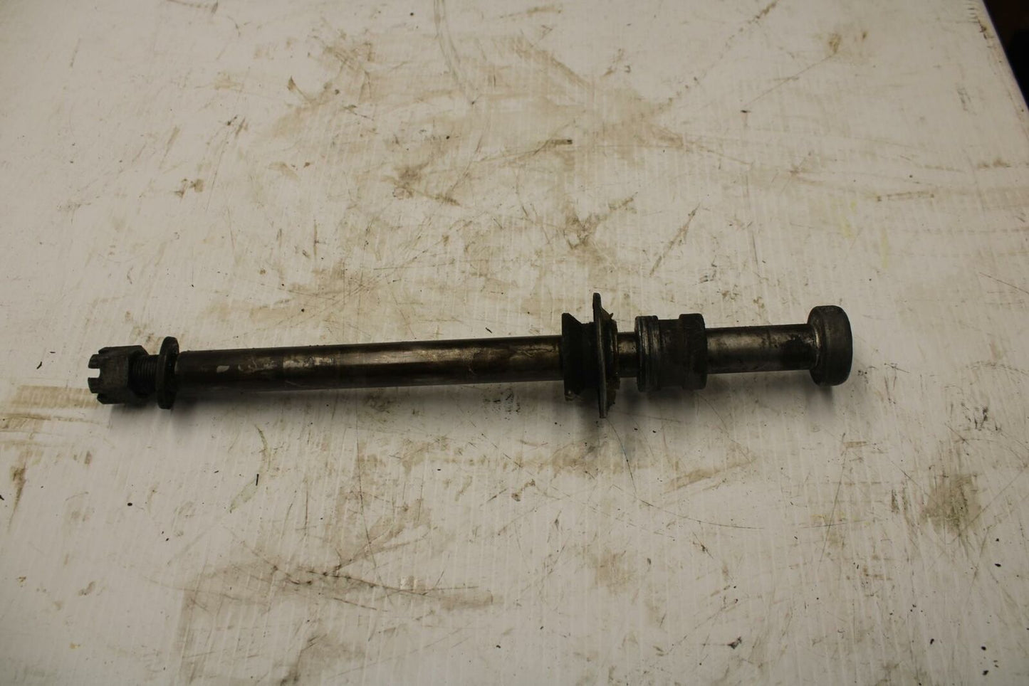 77-79 SUZUKI GS750 REAR AXLE BACK WHEEL RIM PIVOT BOLT AXEL BB258