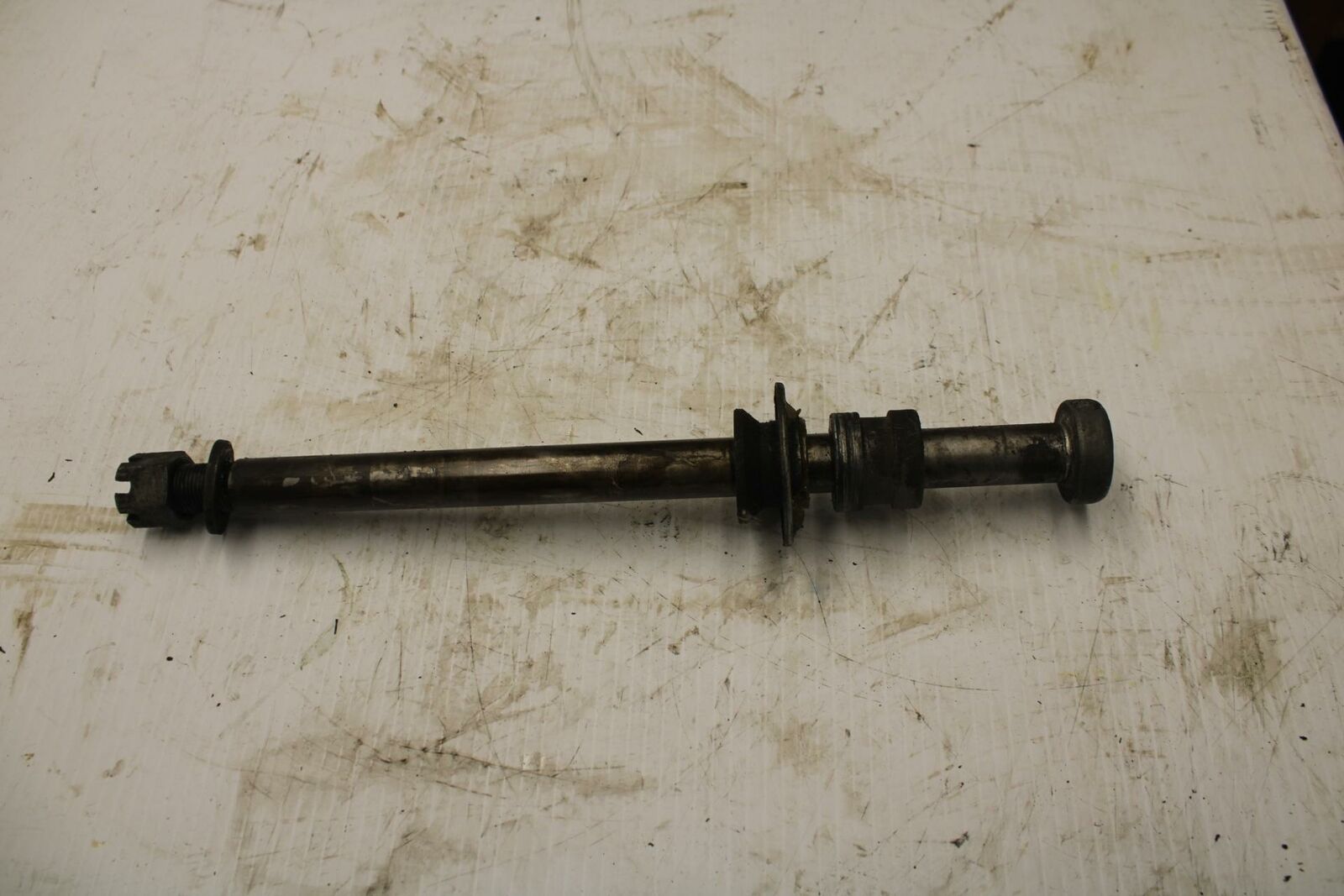 77-79 SUZUKI GS750 REAR AXLE BACK WHEEL RIM PIVOT BOLT AXEL BB258
