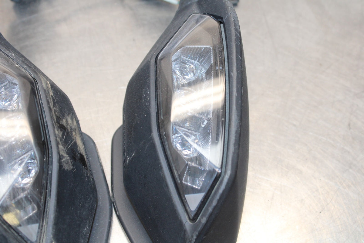 15-17 YAMAHA YZF R1 REAR VIEW MIRROR SET PAIR MIRRORS BB190