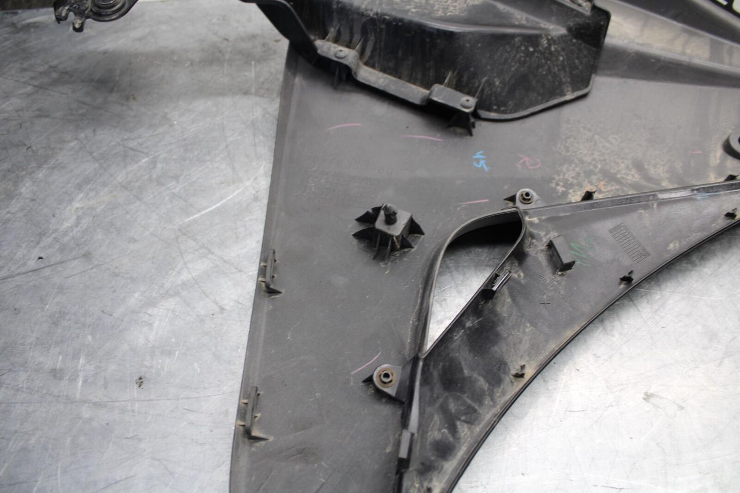 2015 Yamaha YZF R3 LEFT LOWER MID UPPER SIDE FAIRING COWL 1WD-XF83L-30-P1 BB526