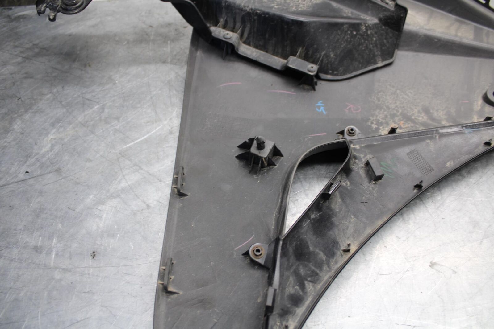 2015 Yamaha YZF R3 LEFT LOWER MID UPPER SIDE FAIRING COWL 1WD-XF83L-30-P1 BB526