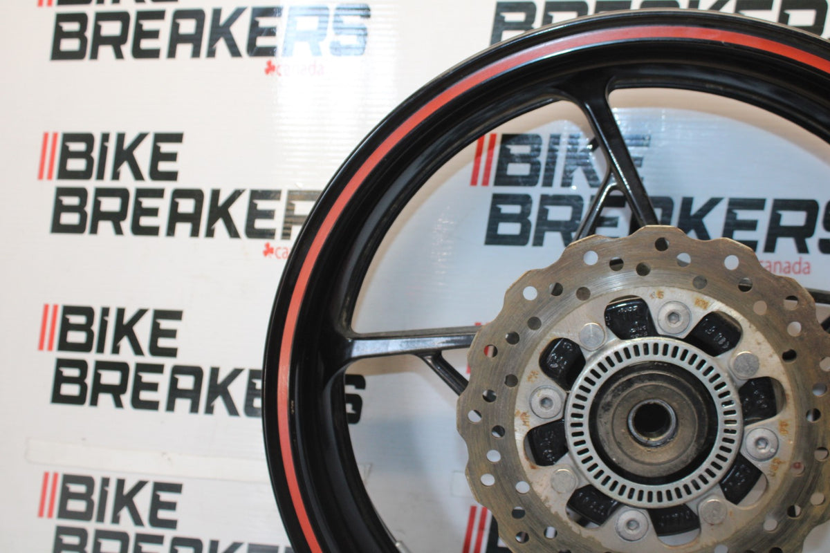 23 KAWASAKI NINJA 650 EX650 REAR WHEEL BACK RIM & ROTOR BB920