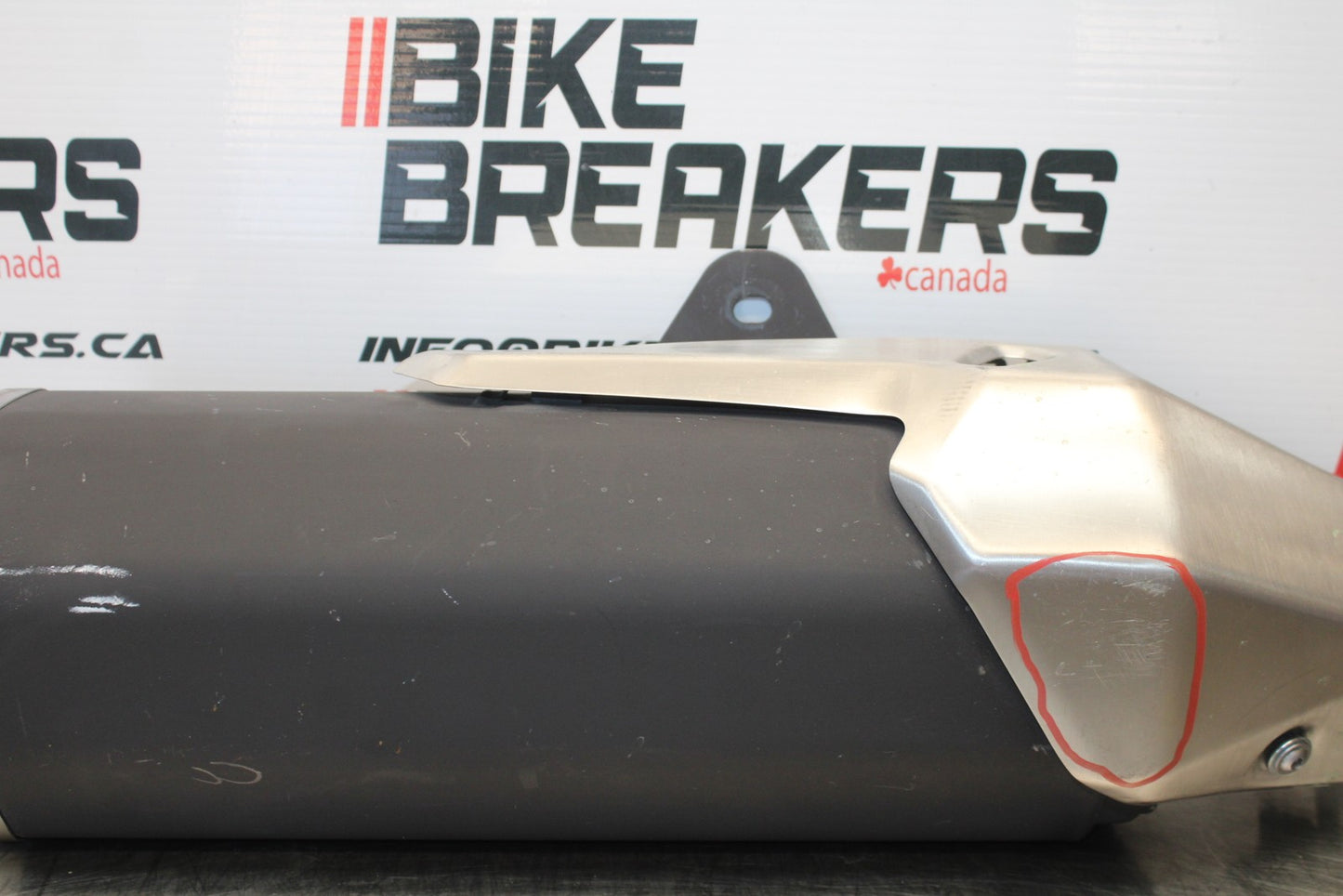 18-23 KAWASAKI NINJA 400 EX400 EXHAUST PIPE MUFFLER SLIP ON CAN SILENCER BB192