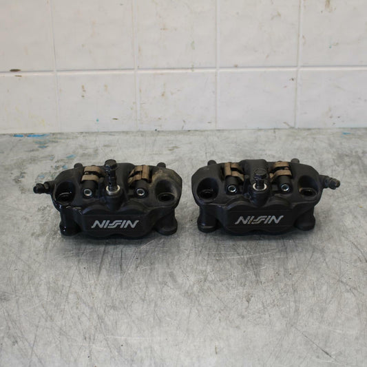 19-20 KAWASAKI NINJA ZX6R RIGHT LEFT FRONT BRAKE CALIPER SET PAIR CALIPERS BB419