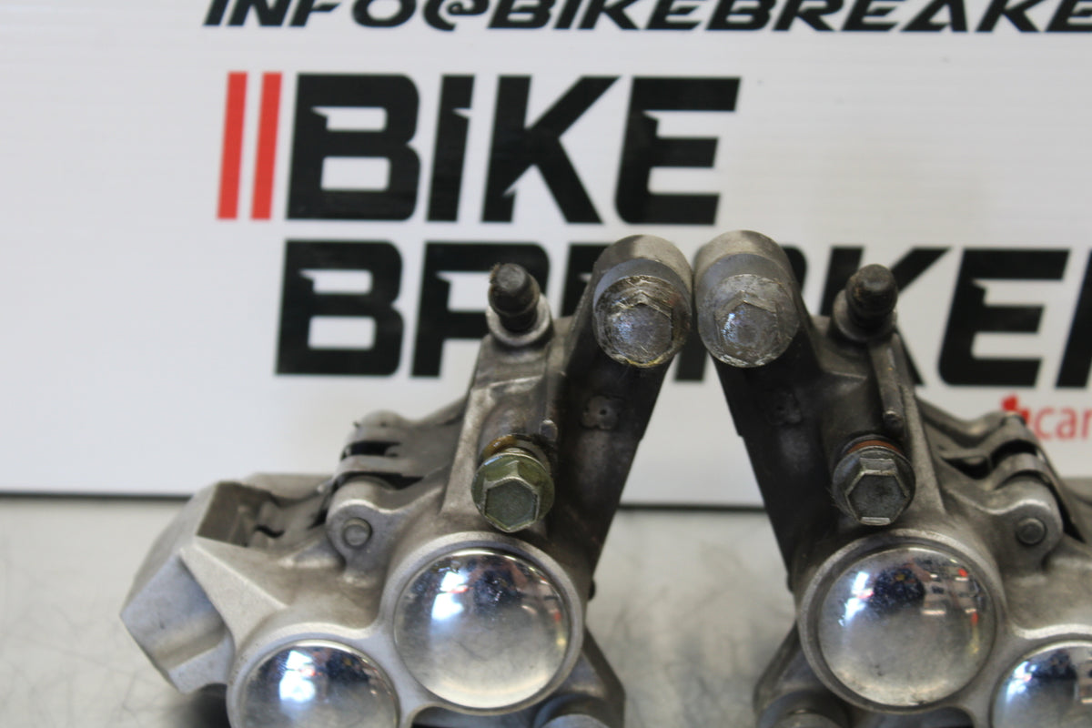 04 YAMAHA ROAD STAR XV1700A RIGHT LEFT FRONT BRAKE CALIPER SET BB155