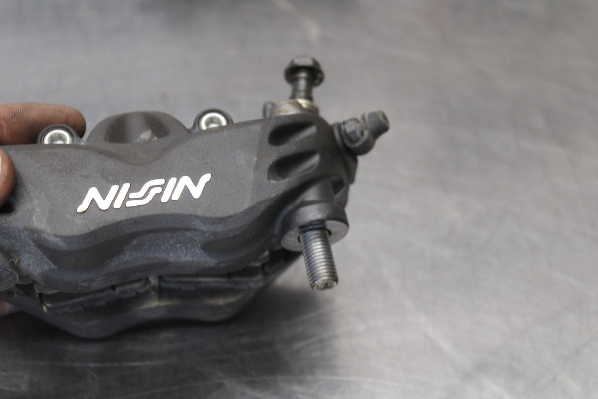 08 KAWASAKI ZX6R RIGHT LEFT FRONT BRAKE CALIPER SET PAIR CALIPERS BB896