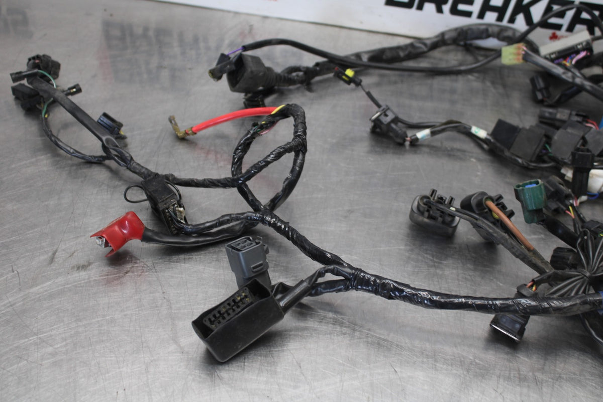 12 TRIUMPH STREET TRIPLE R MAIN ENGINE WIRING HARNESS MOTOR WIRE LOOM BB914