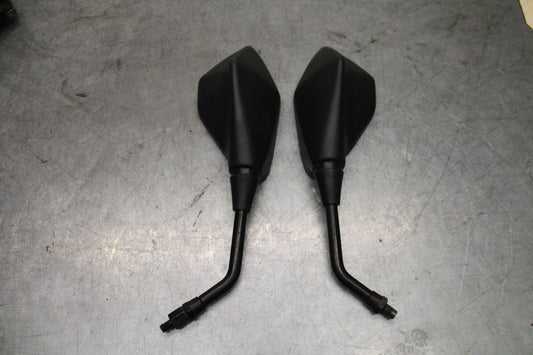05-06 HONDA CBR600RR AFTERMARKET REAR VIEW MIRROR SET PAIR MIRRORS BB727