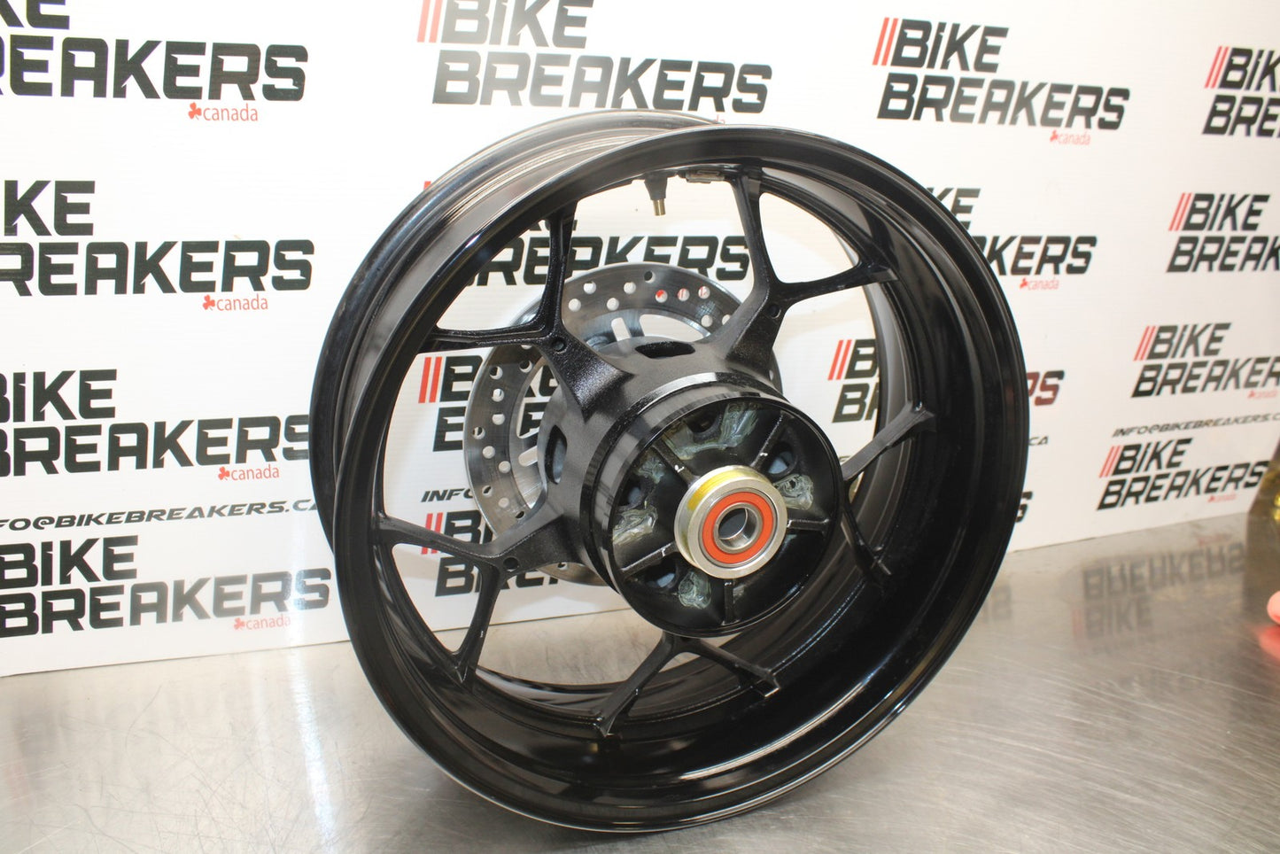 23-24 KAWASAKI NINJA ZX14R NEW!! REAR WHEEL BACK RIM & ROTOR BB169