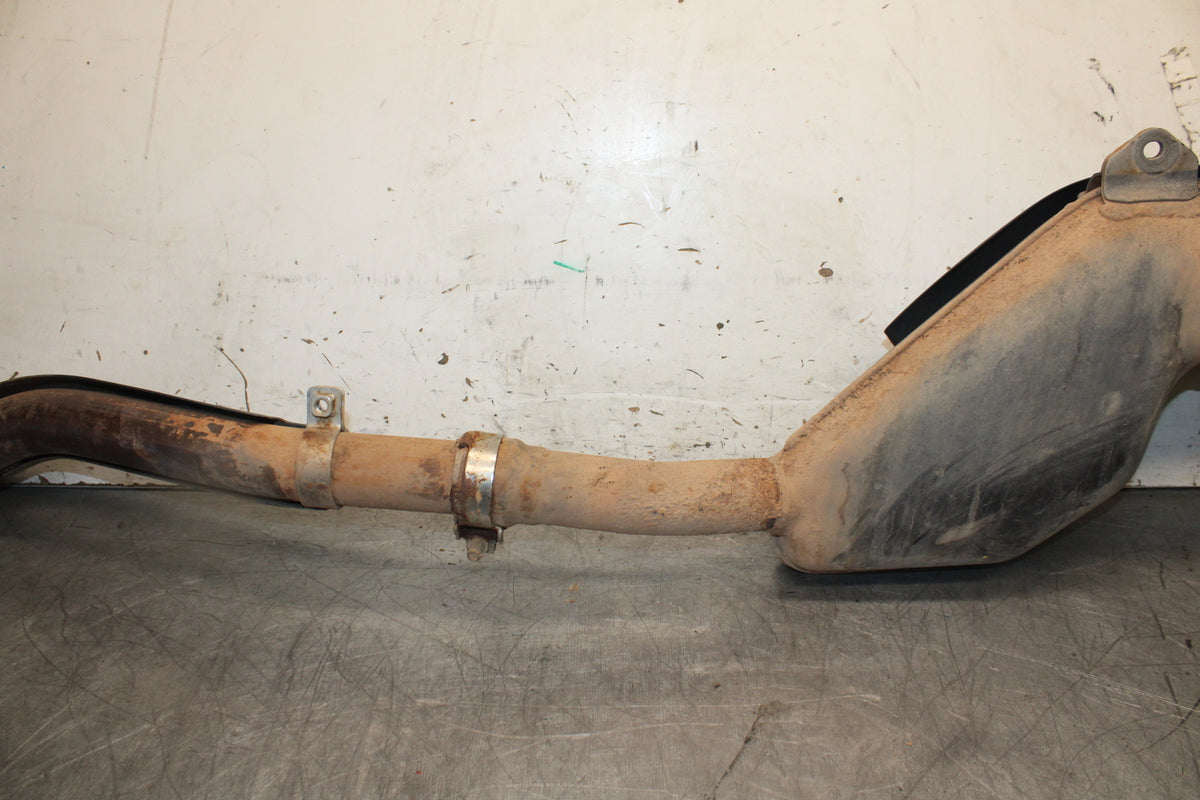 08-18 KAWASAKI KLR650 FULL EXHAUST SYSTEM HEADERS PIPE MUFFLER BB707