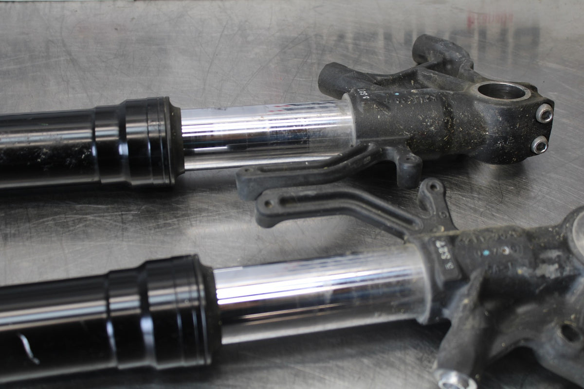 13-18 KAWASAKI NINJA ZX6R FRONT FORKS SHOCK SUSPENSION SET PAIR BB908