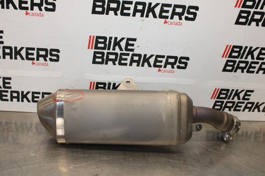 15-26 SUZUKI GSXR600 EXHAUST PIPE MUFFLER SLIP ON CAN SILENCER BB888
