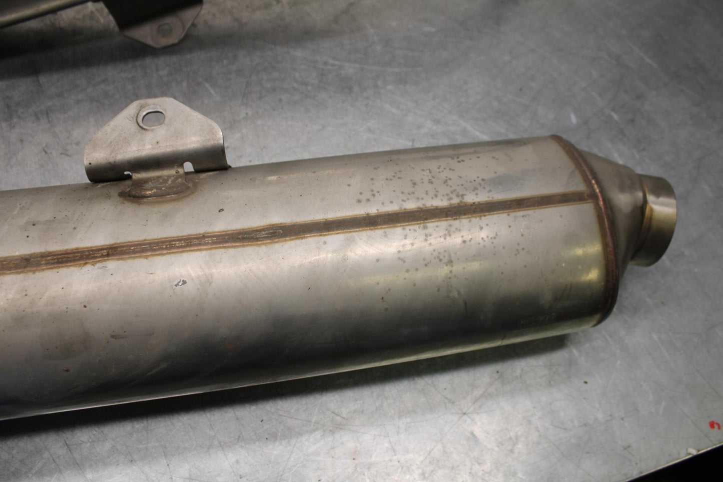 2008 Honda CBF1000 EXHAUST PIPE MUFFLER SLIP ON CAN SILENCER BB641