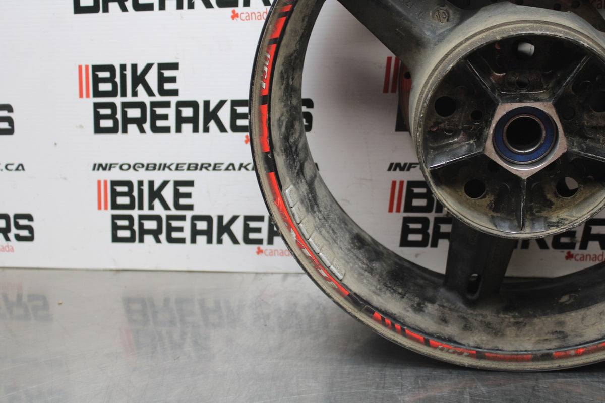 00 SUZUKI GSXR750 REAR WHEEL BACK RIM & ROTOR BB820