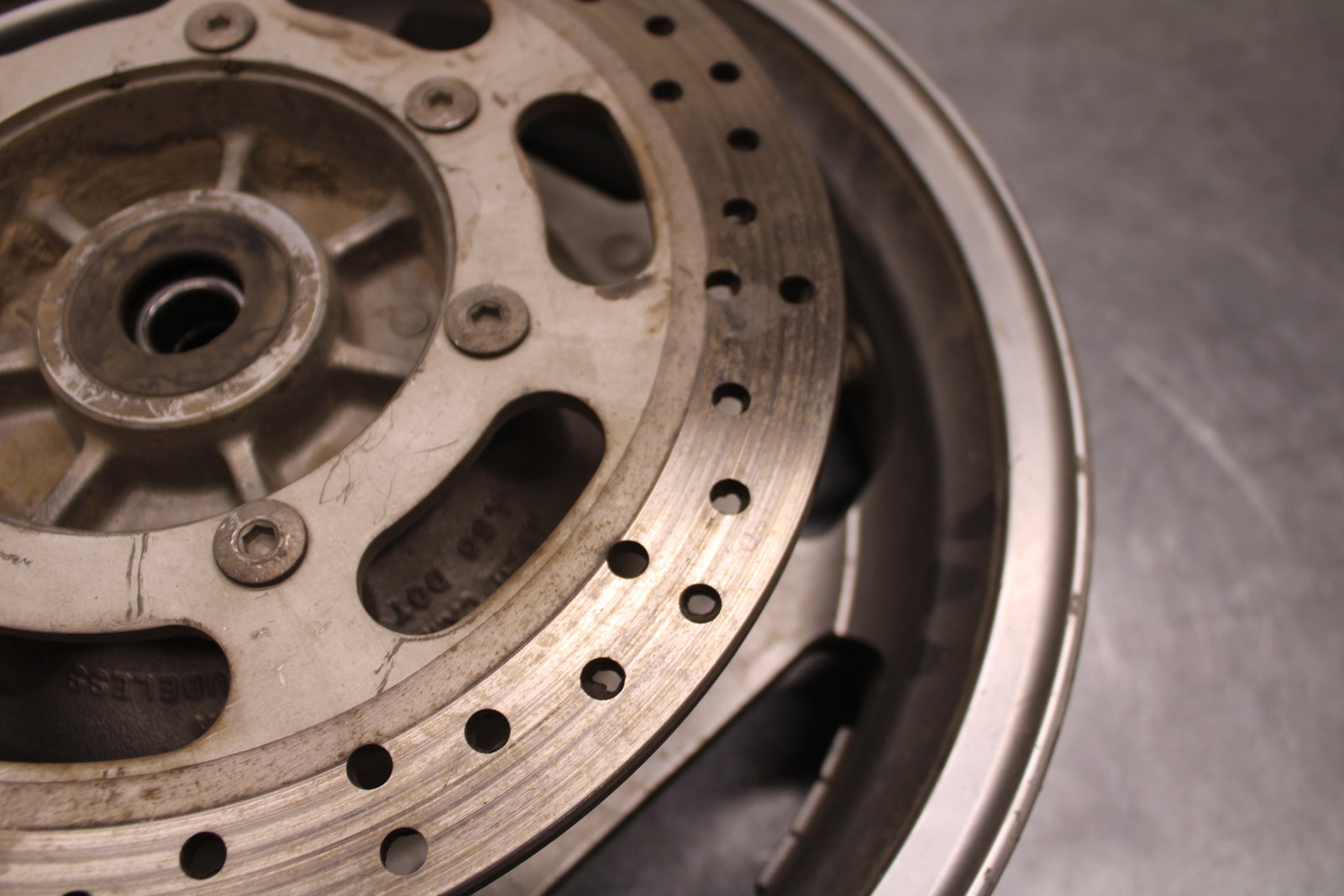 03-08 KAWASAKI VULCAN 1600 REAR WHEEL BACK RIM BB754