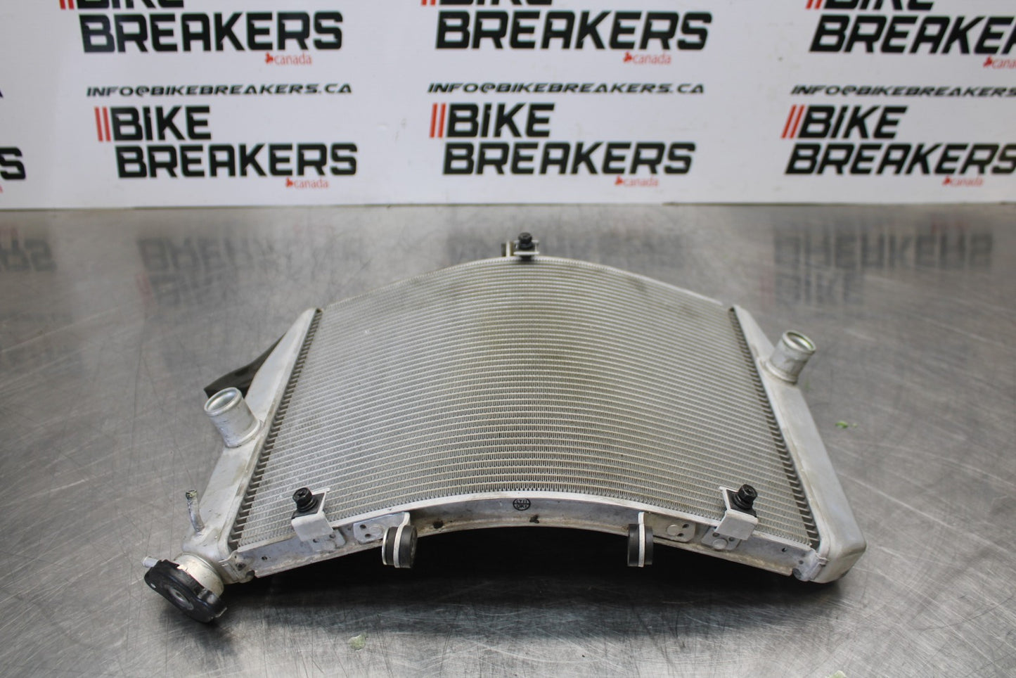 21-23 KAWASAKI NINJA ZX6R ENGINE RADIATOR MOTOR COOLER COOLING RADIATER BB179
