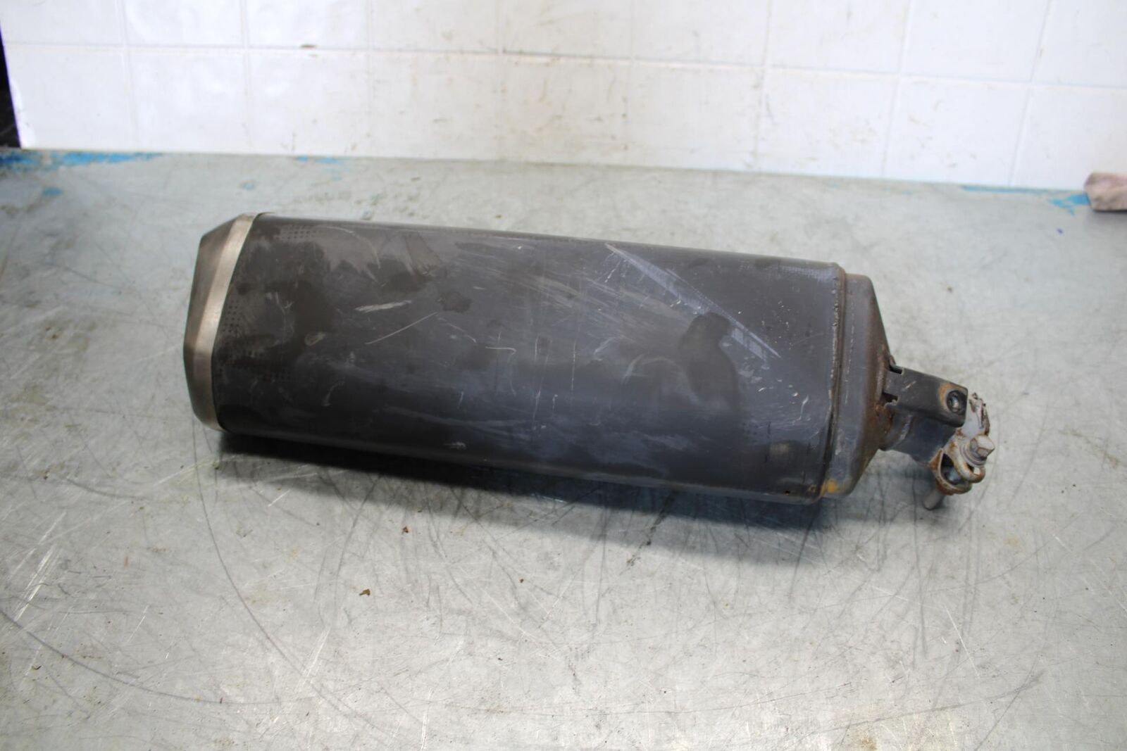 13-17 KAWASAKI NINJA 300 EXHAUST PIPE MUFFLER SLIP ON CAN SILENCER BB429