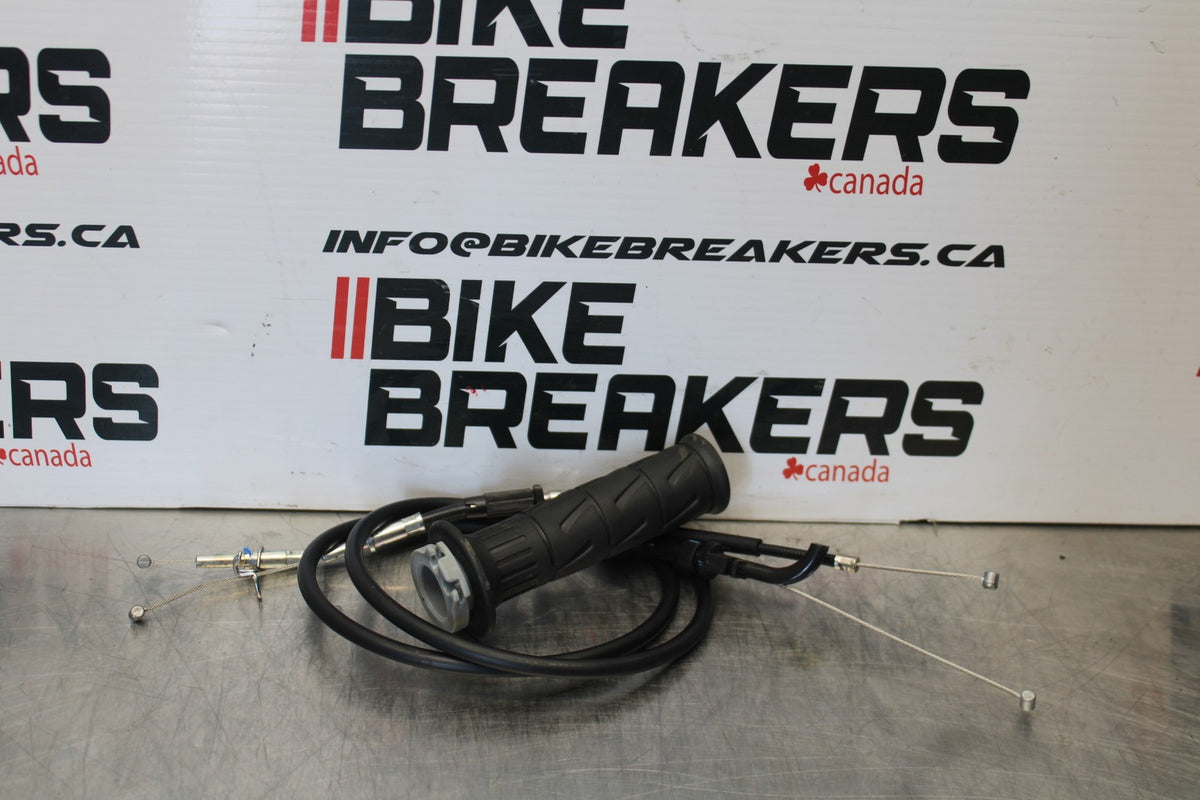 18-23 KAWASAKI NINJA 400 EX400 ABS THROTTLE CABLES LINES BB192