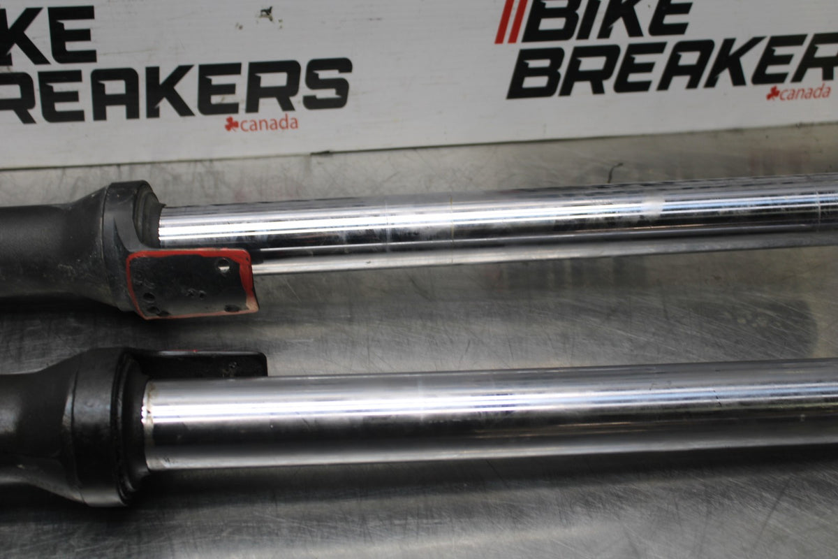06 KAWASAKI Z750 FRONT FORKS SHOCK SUSPENSION SET PAIR BB837