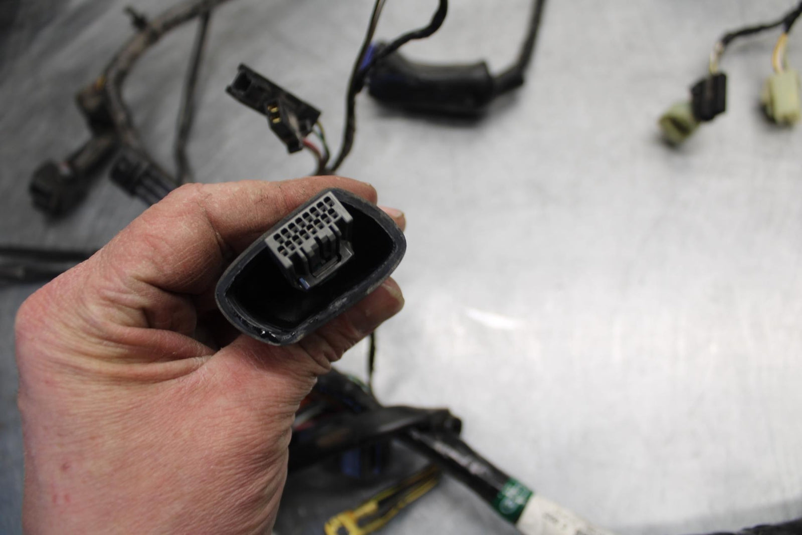 11-14 KAWASAKI VERSYS 650 LE 650C MAIN ENGINE WIRING HARNESS MOTOR WIRE  BB498