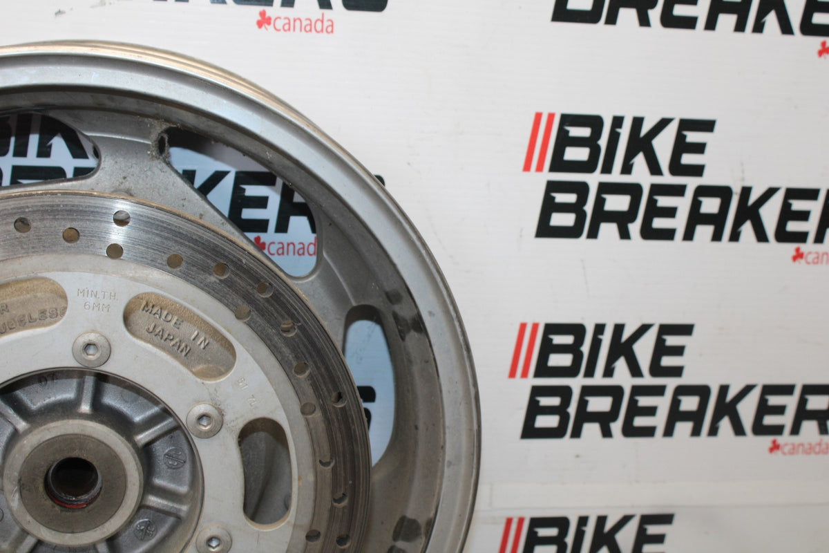 08 KAWASAKI VULCAN 1600 VN1600D NOMAD REAR WHEEL BACK RIM & ROTOR BB904