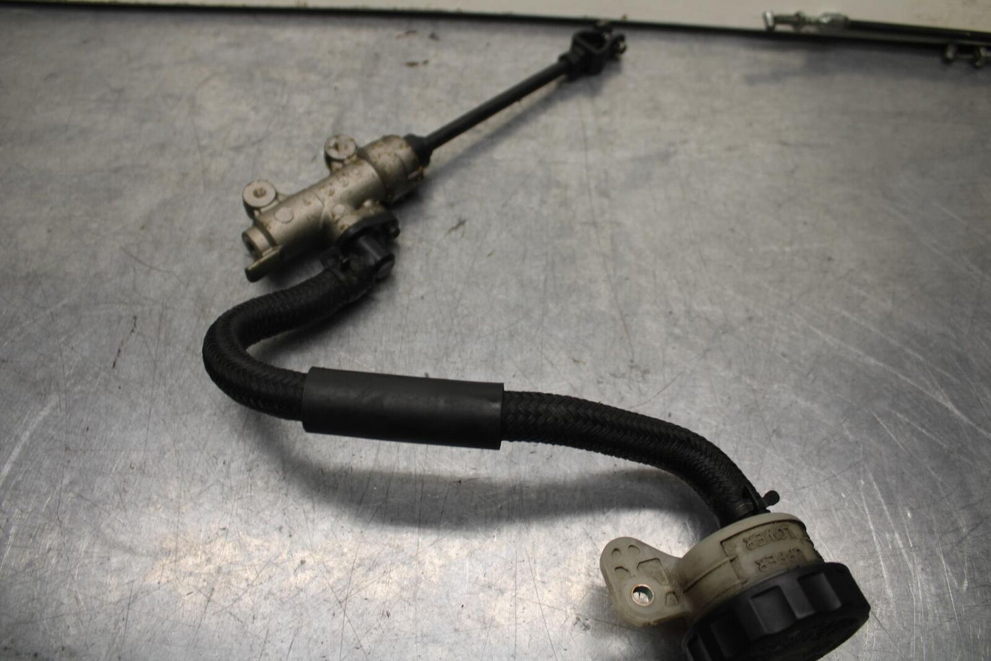 2001 Honda ST1100 REAR BACK BRAKE MASTER CYLINDER W RESERVOIR BB89