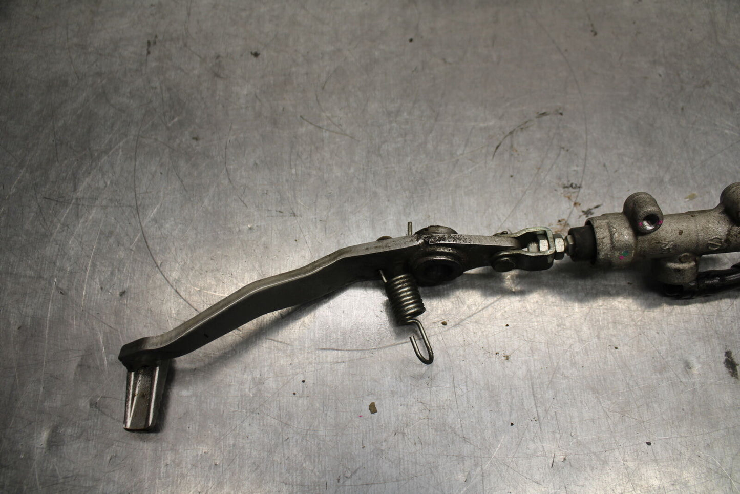 14-15 KAWASAKI NINJA 650 EX650F ABS REAR BRAKE MASTER CYLINDER W RESERVOIR BB741