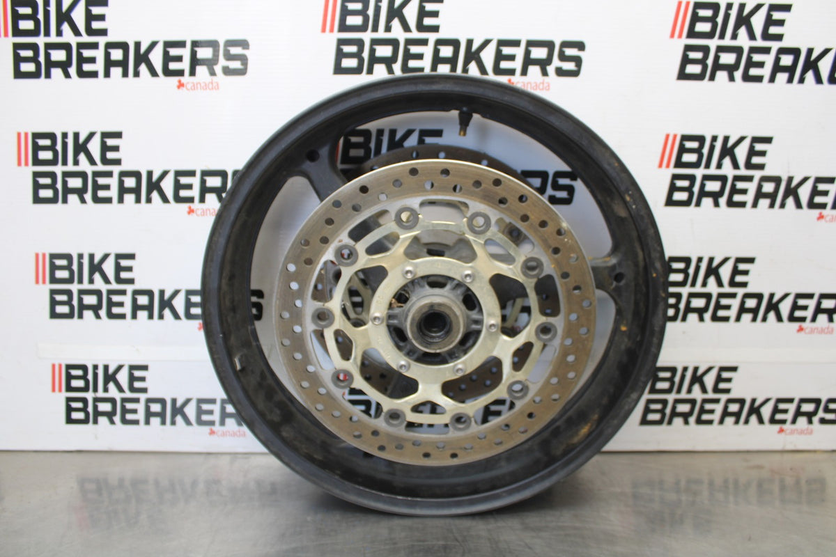 05-06 HONDA CBR600RR FRONT WHEEL FRONT RIM & ROTORS BB893