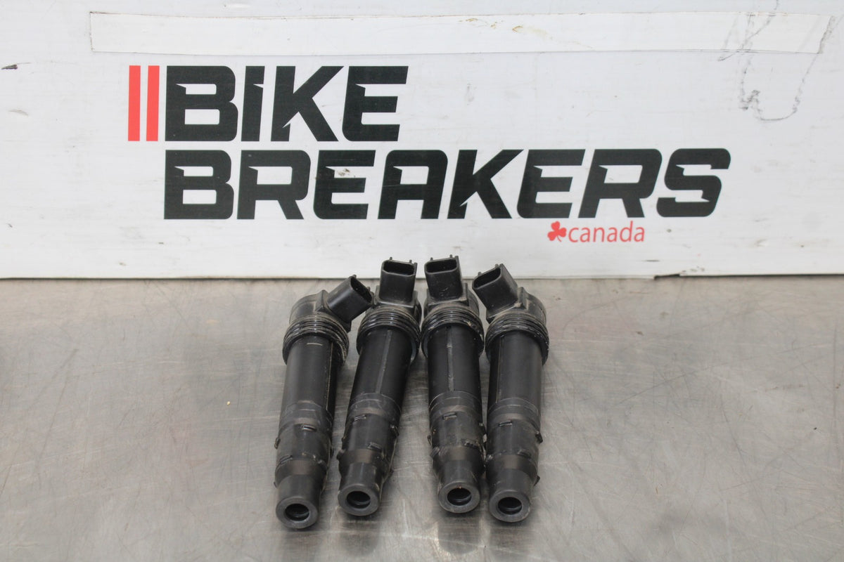 13-18 KAWASAKI NINJA ZX6R IGNITION COILS COIL SPARK PLUG CAPS BB908