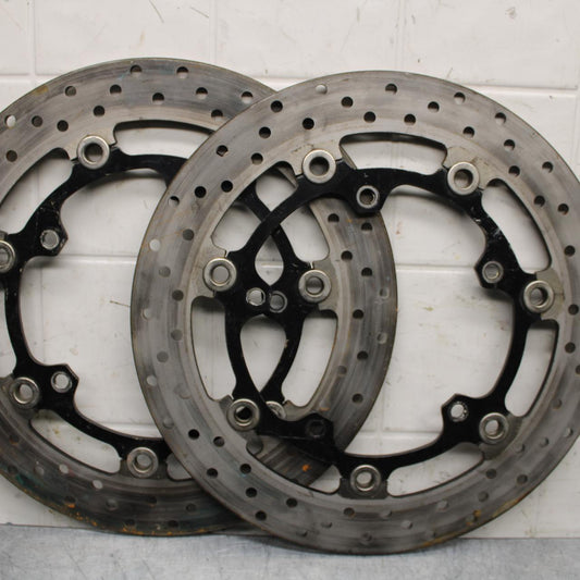 05 YAMAHA YZF R6S FRONT LEFT RIGHT BRAKE ROTORS DISCS BB600