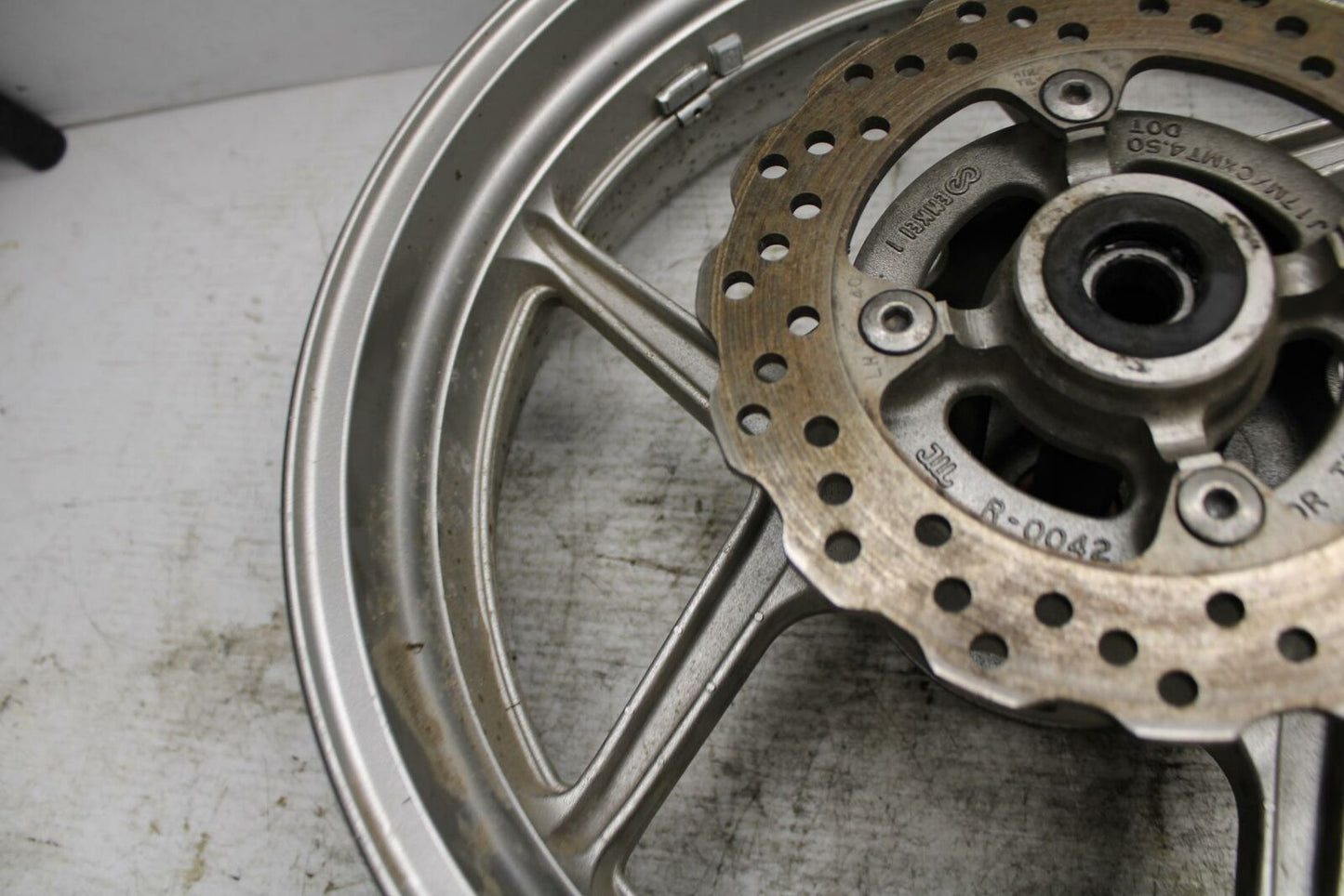 07-09 KAWASAKI VERSYS 650 REAR WHEEL BACK RIM BB302