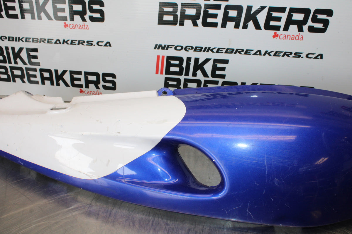 96-07 YAMAHA YZF600R RIGHT REAR BACK TAIL FAIRING COWL SHROUD BB158