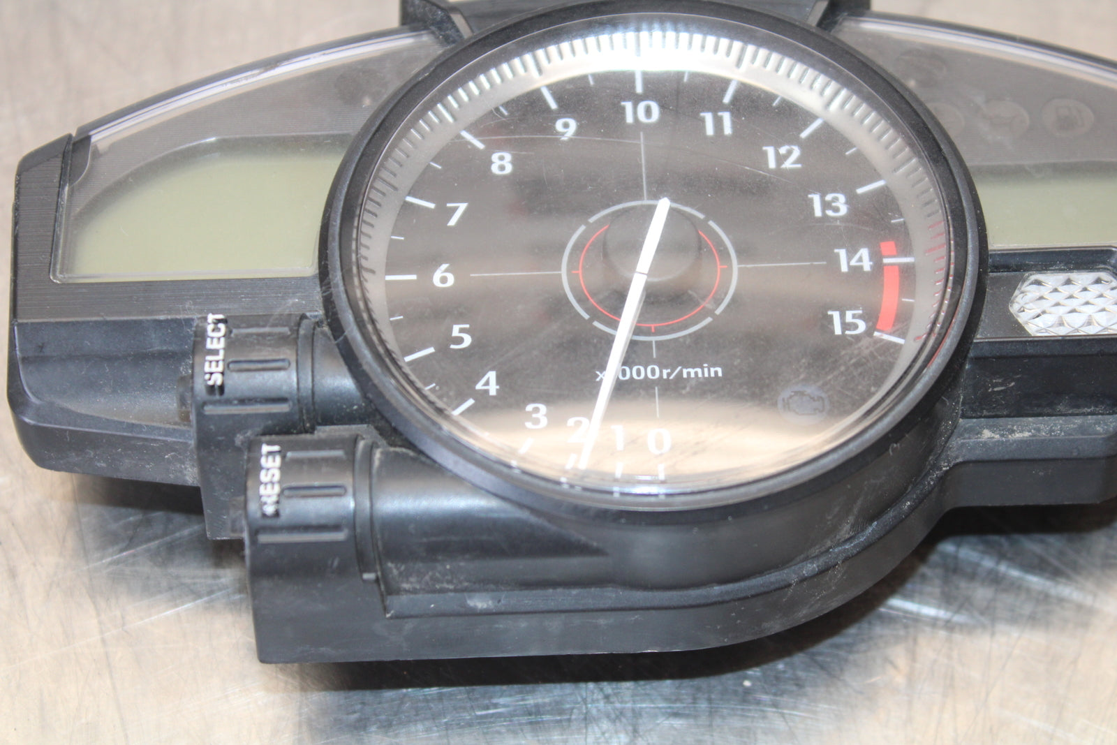 07-08 YAMAHA YZF R1 SPEEDO TACH GAUGES CLUSTER SPEEDOMETER TACHOMETER BB160