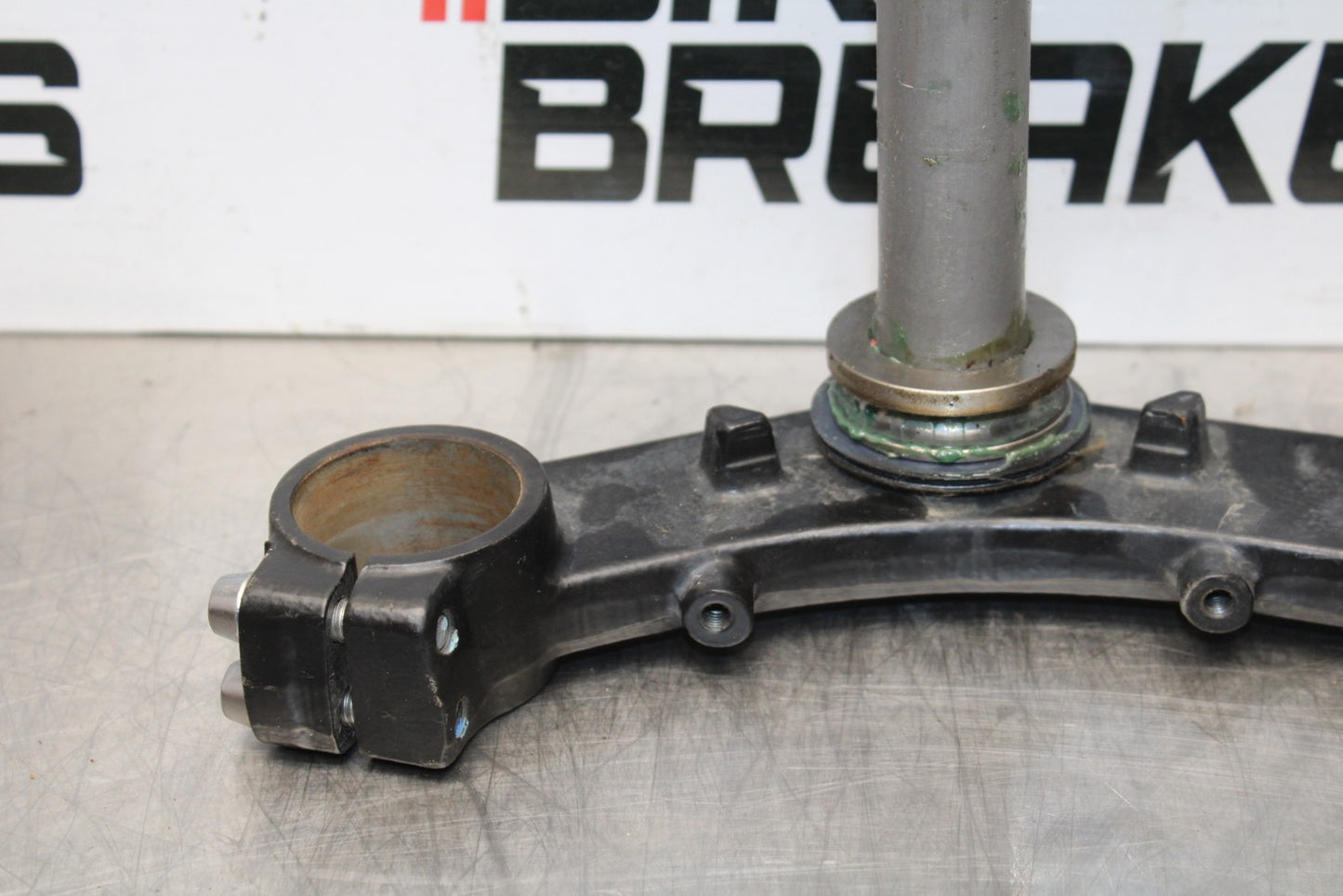 18-23 KAWASAKI NINJA 400 EX400 FRONT FORKS CLAMP LOWER TRIPLE TREE STEM BB177