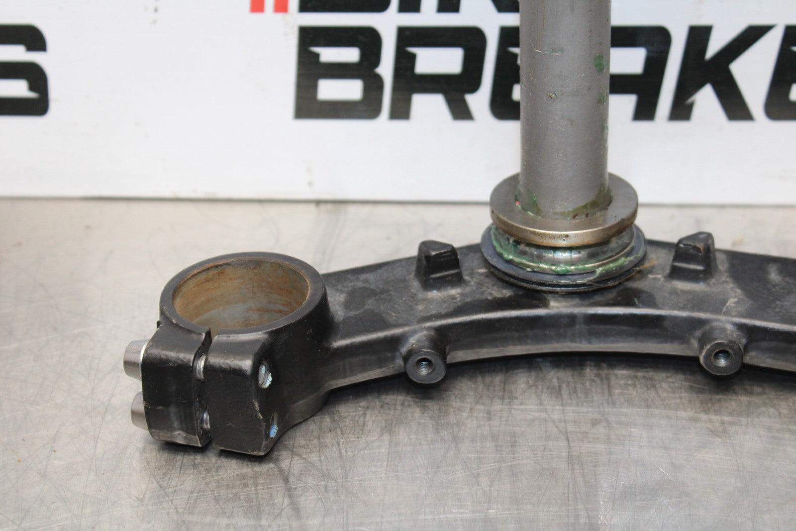 18-23 KAWASAKI NINJA 400 EX400 FRONT FORKS CLAMP LOWER TRIPLE TREE STEM BB177