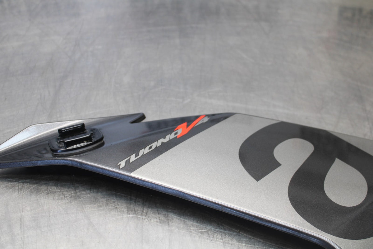 16 APRILIA TUONO V4 1100 LEFT FRONT UPPER MID SIDE FAIRING COWL PLASTIC BB905